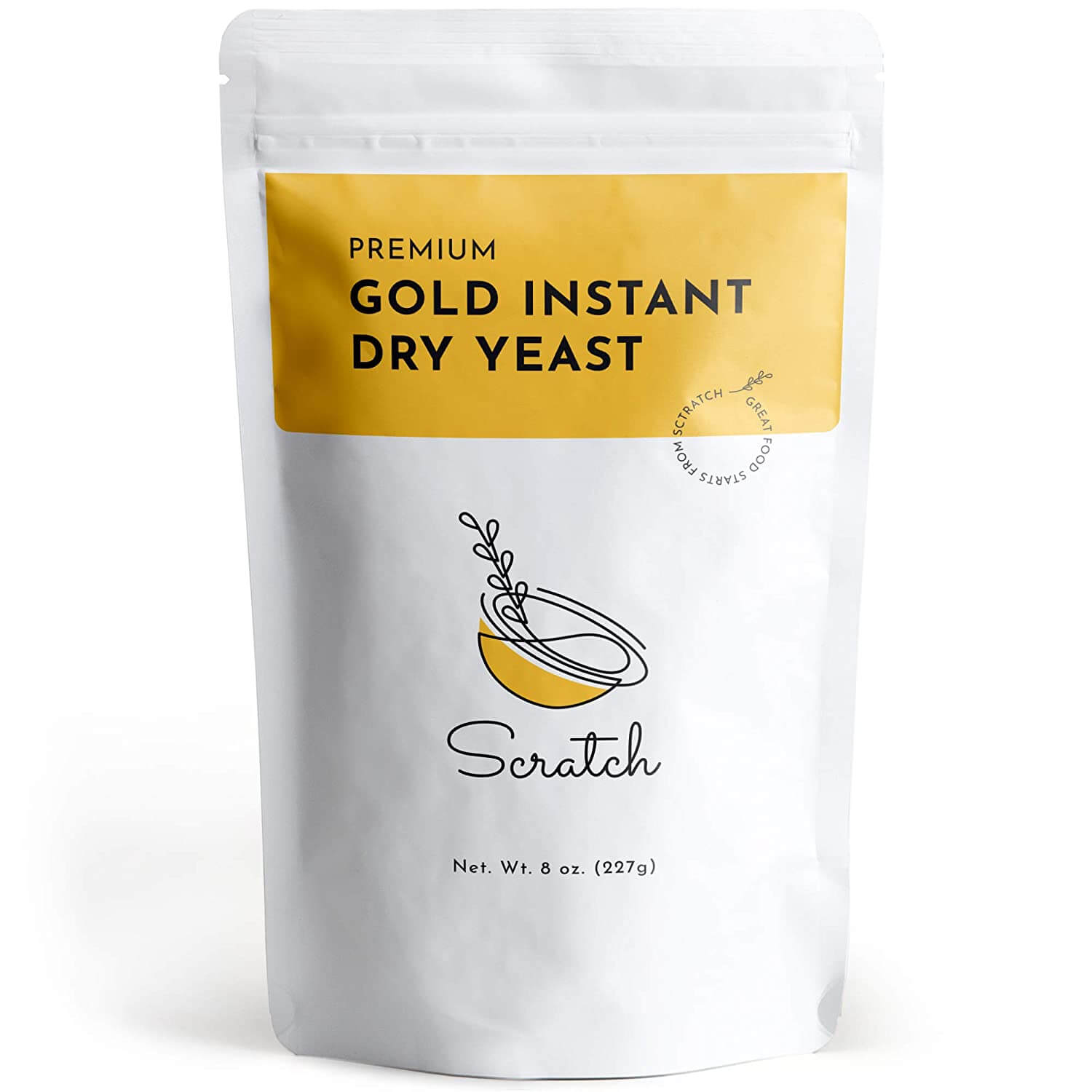 Scratch Gold Instant Rapid-Rise Dry Yeast - 8 oz - Pouch