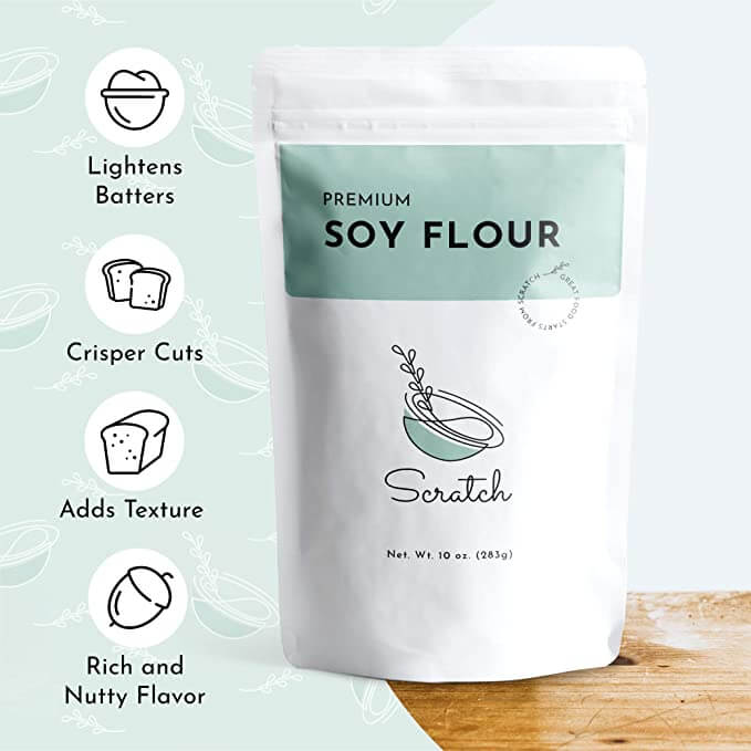 Scratch Premium Defatted Soybean Flour - 10 oz - Baking Properties