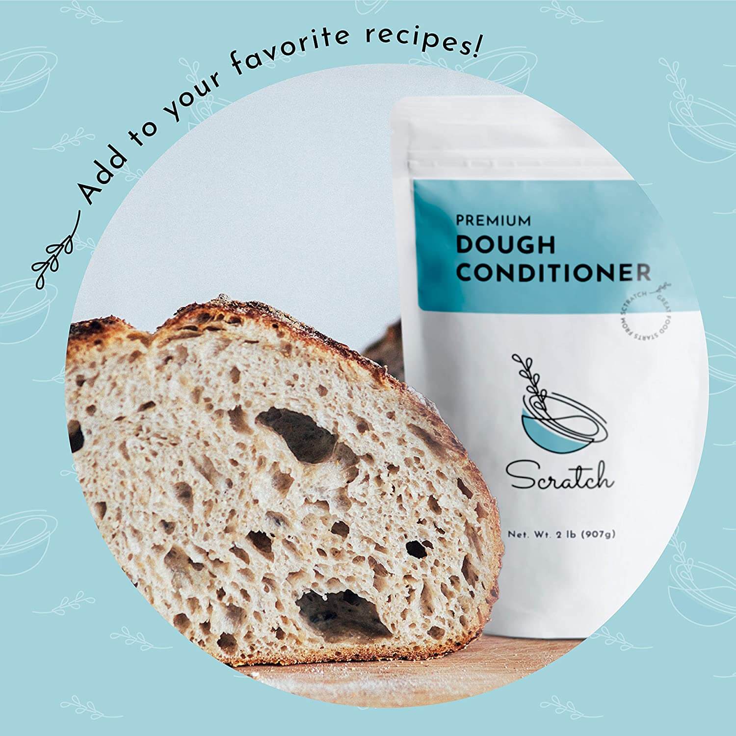 Scratch Premium Dough Conditioner - 2 lbs - Uses