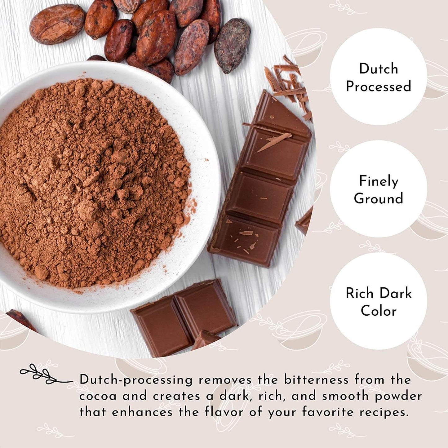 Scratch Premium Dutch Cocoa Powder - 8 oz - Additional Uses