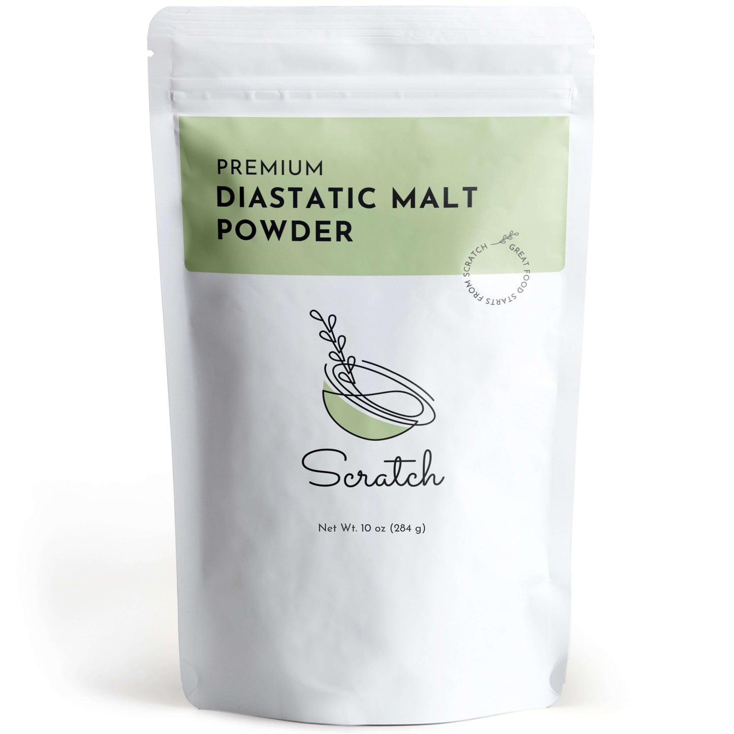 Scratch Diastatic Malt Powder for Baking - 10 oz - Pouch